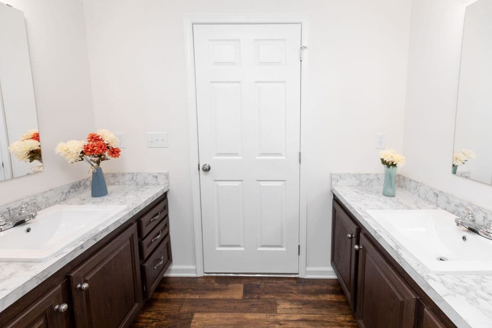The georgetown hud bathroom home features