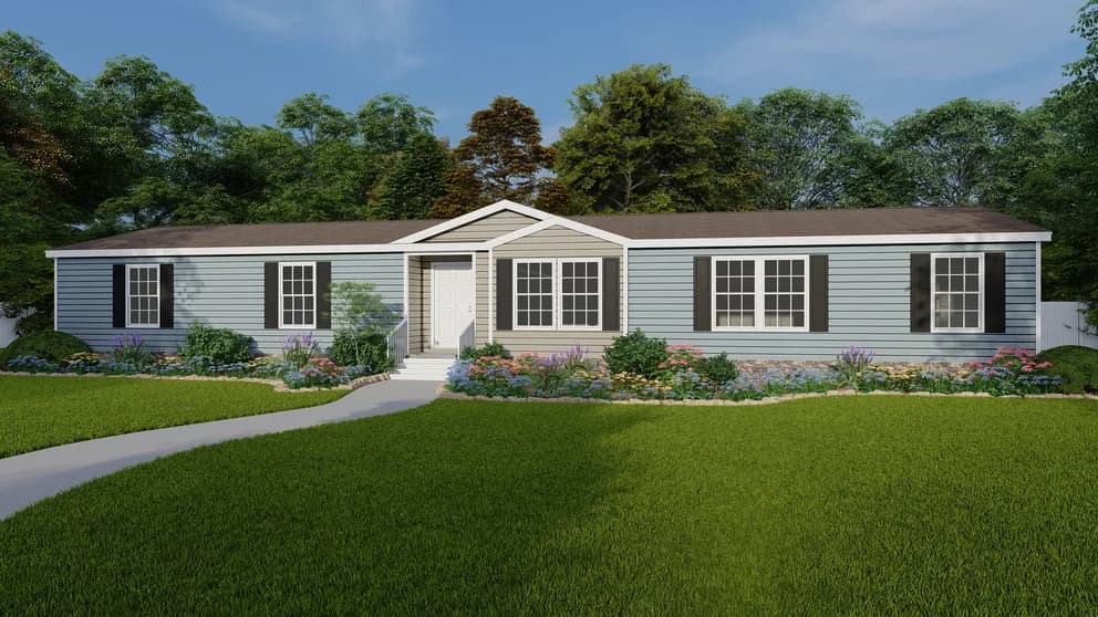 The georgetown hud hero, elevation, and exterior home features