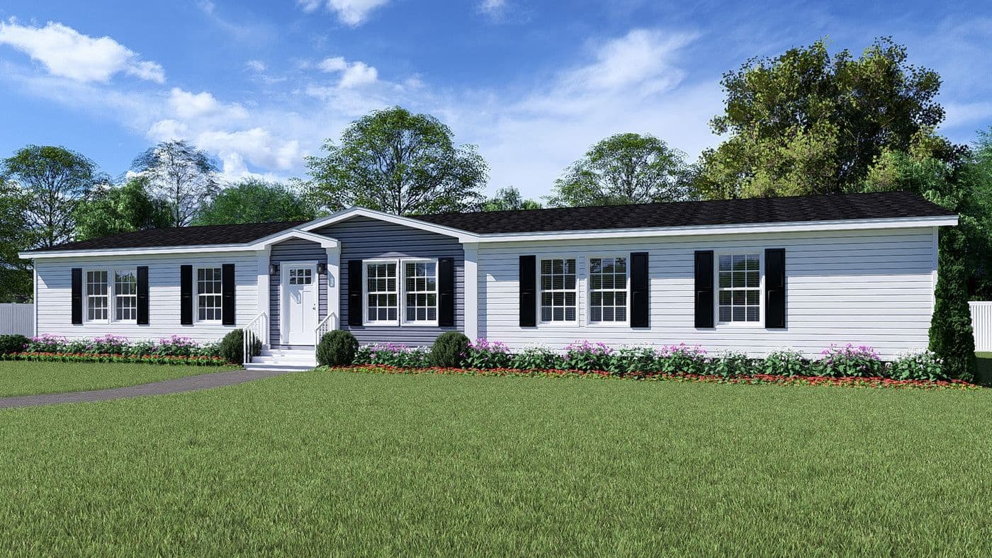 4872 enterprise 32x76 hud hero, elevation, and exterior home features