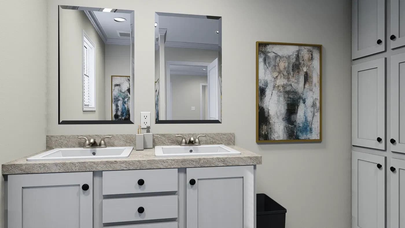 Midway inlet bathroom home features