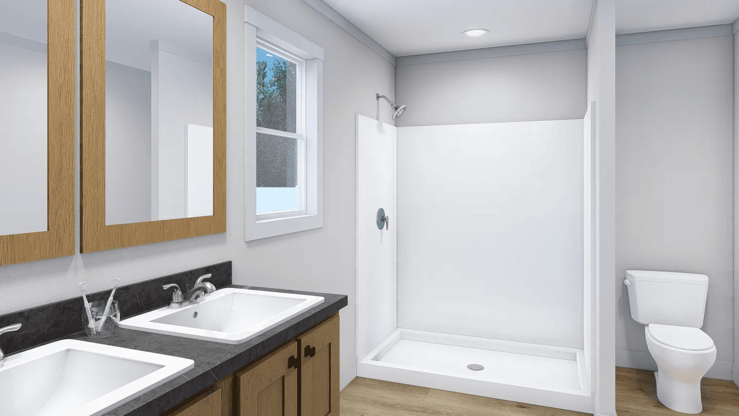 Superfly bathroom home features