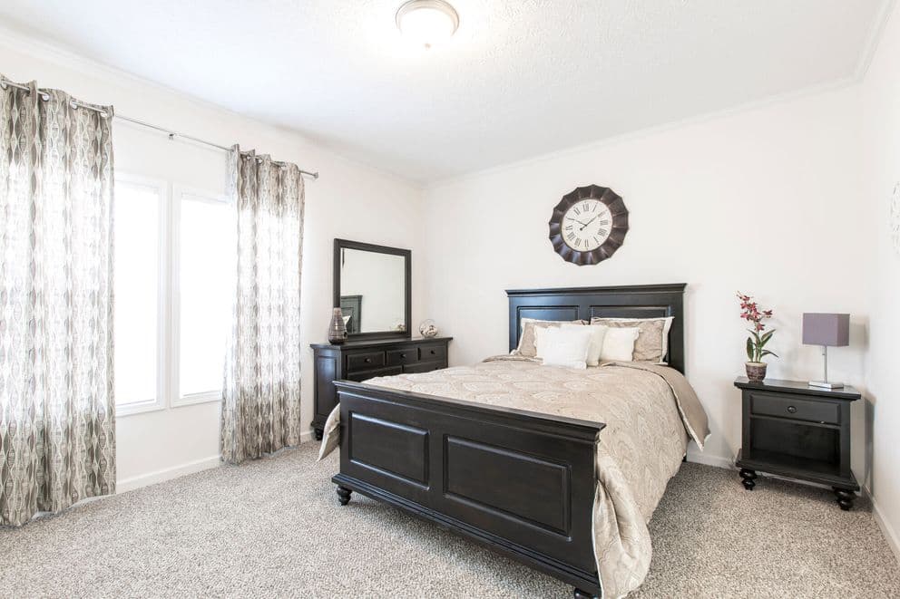 The whitecap hud bedroom home features