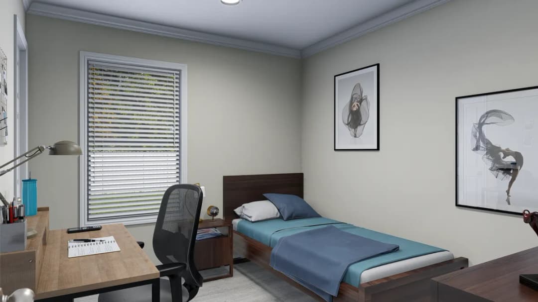 Wildwood bedroom home features