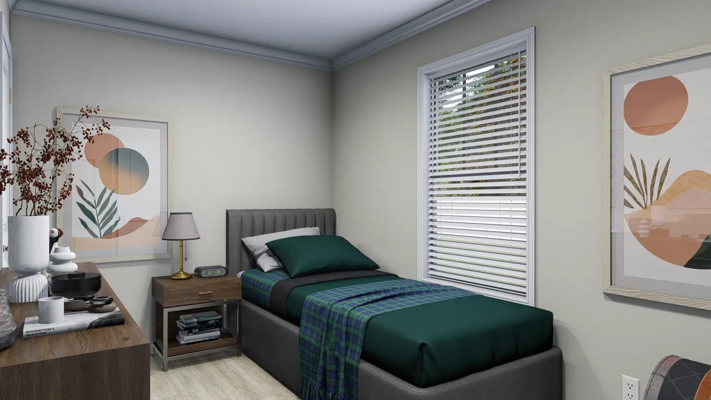 Midway inlet bedroom home features