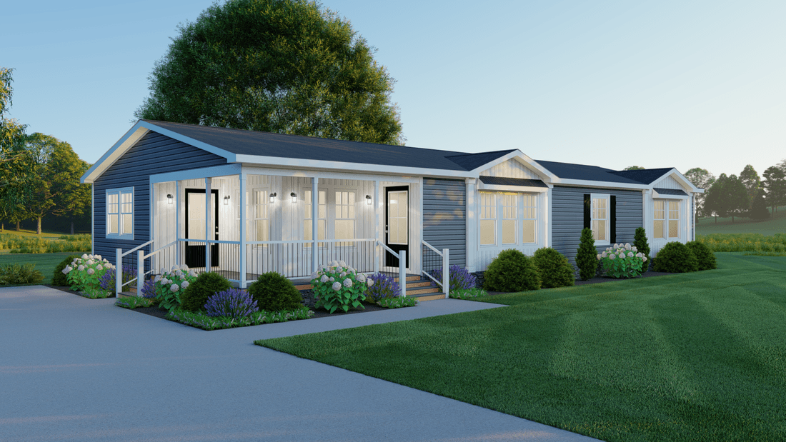 1434 carolina "southern belle" exterior home features