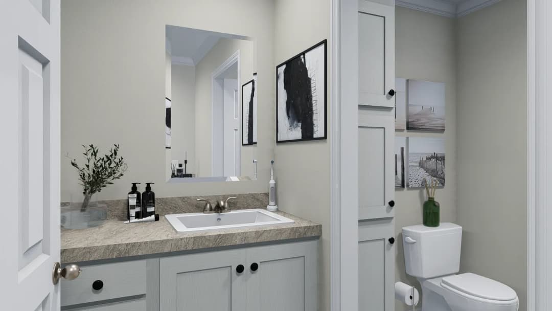 Ridge bathroom home features