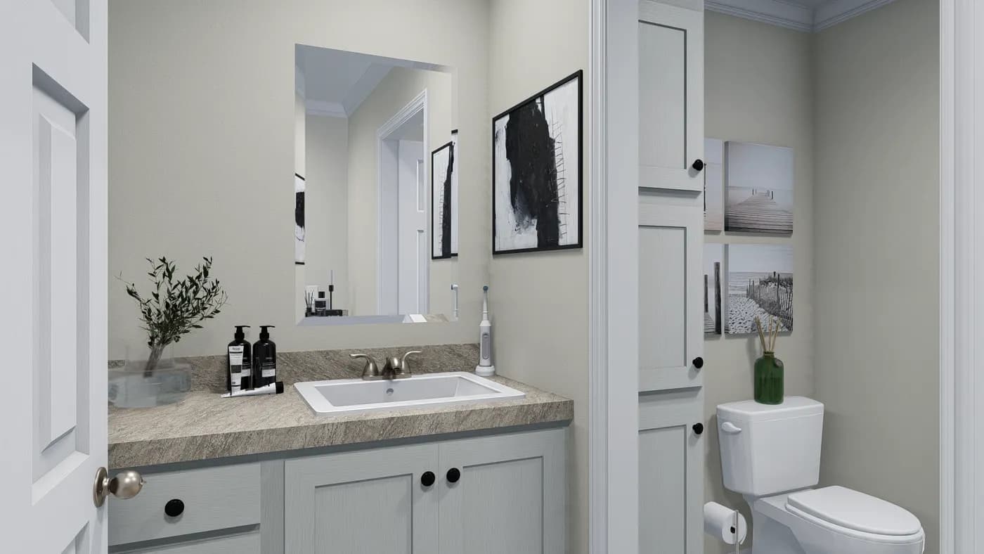 Ridge bathroom home features