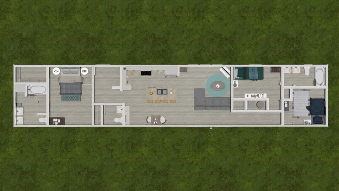 Midway inlet interior home features