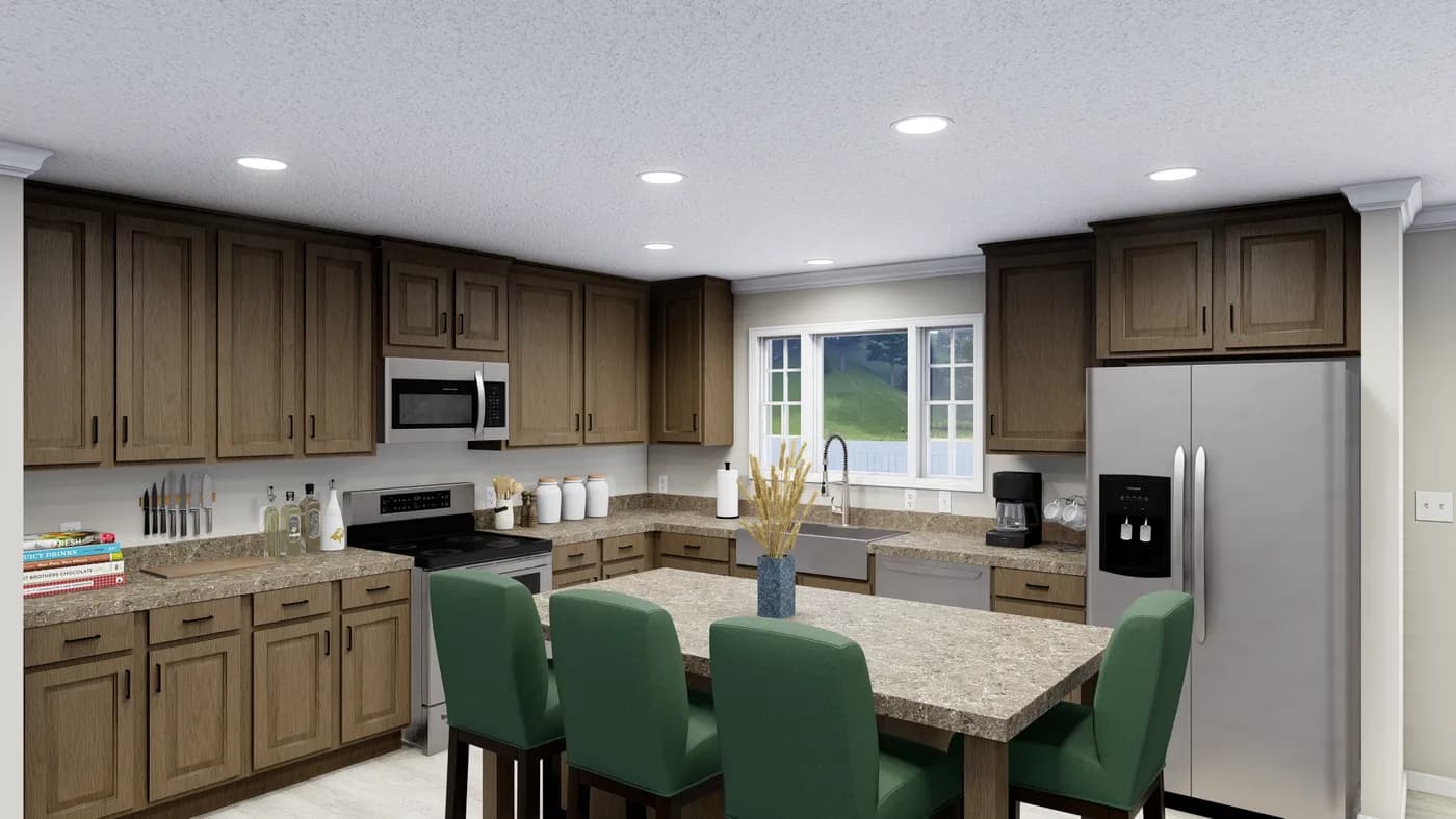 Pinehurst 3104 kitchen home features