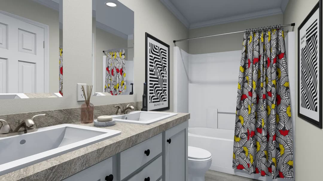 Canyon bathroom home features