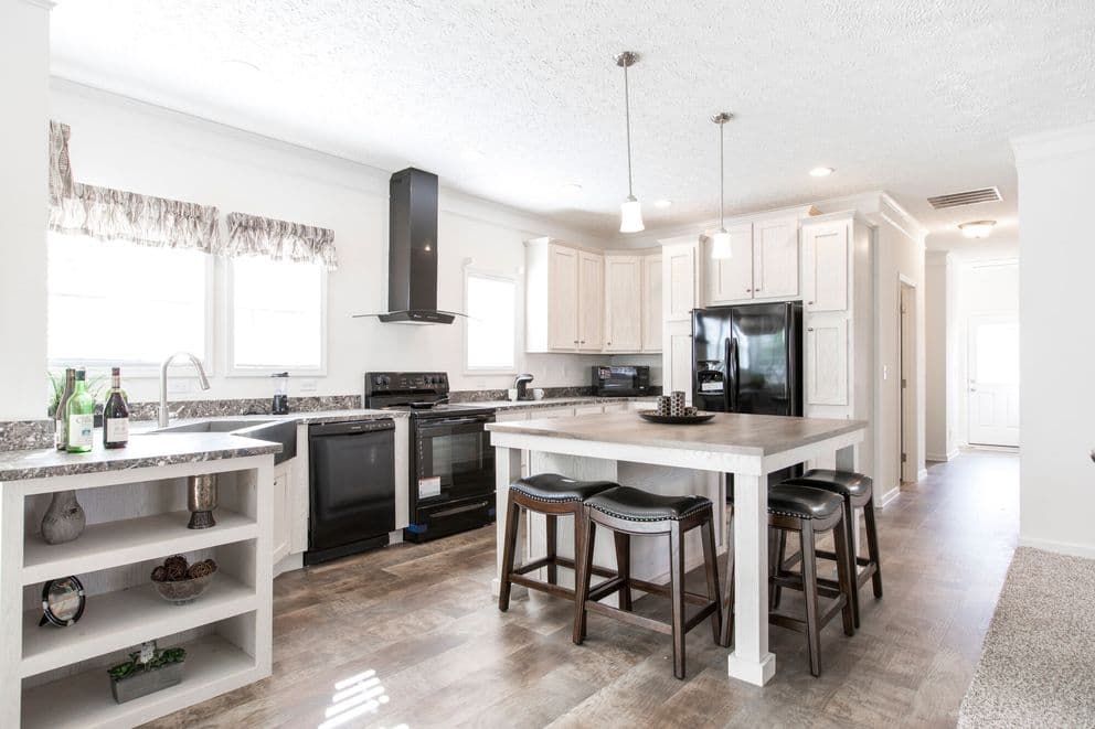 The whitecap hud kitchen home features