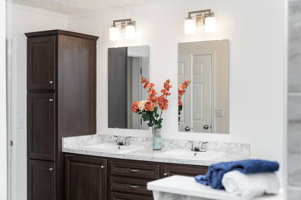 The georgetown hud bathroom home features