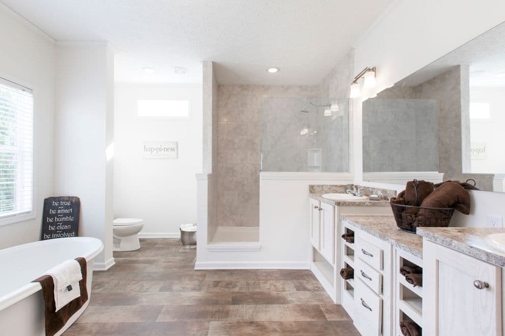 The whitecap hud bathroom home features