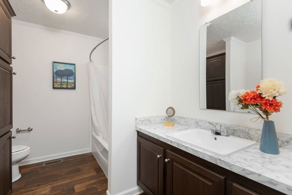 The georgetown hud bathroom home features