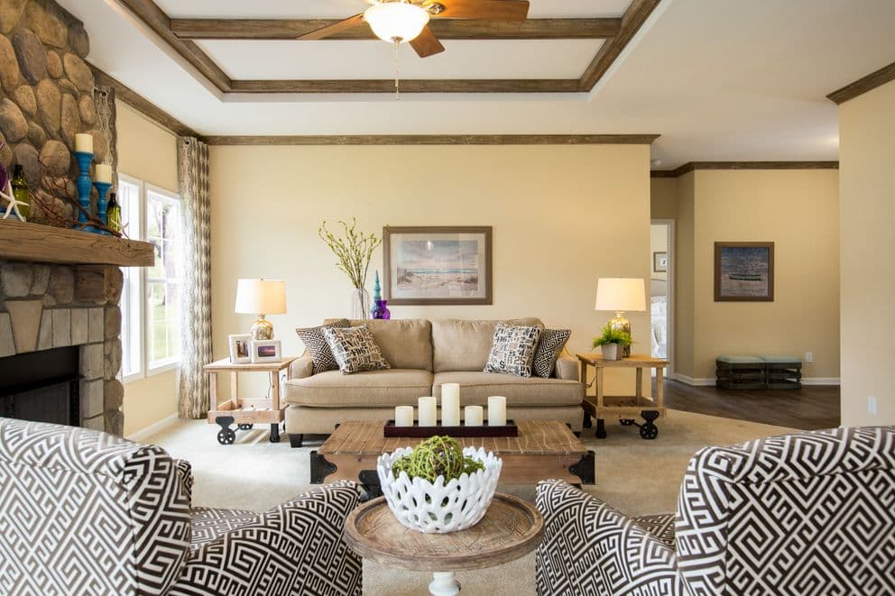 The sanibel mod interior home features