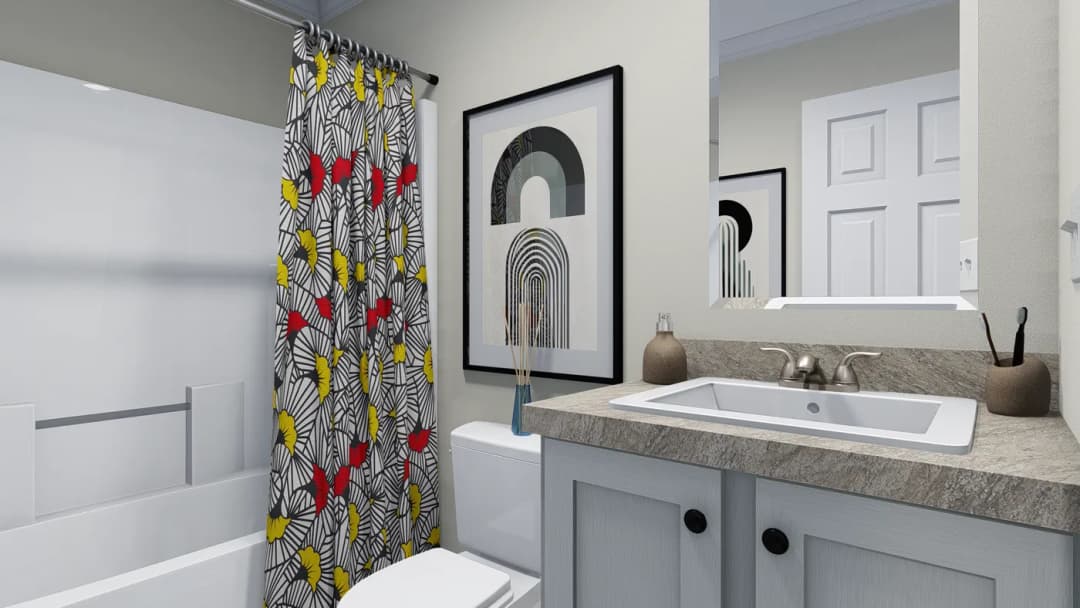 Canyon bathroom home features