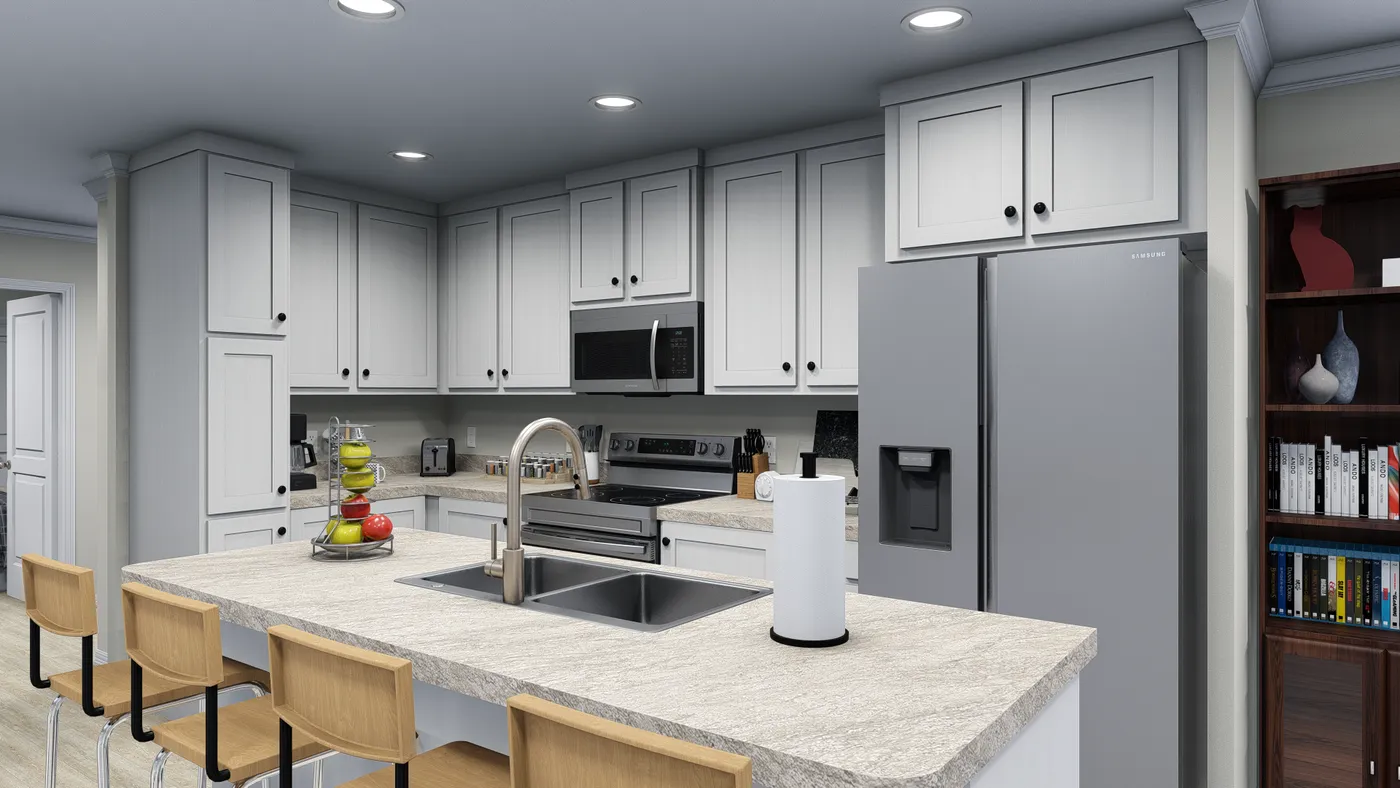 Midway inlet kitchen home features